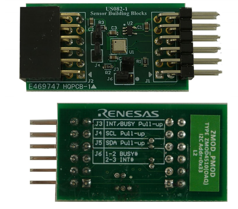 Renesas Electronics US082-ZMOD4510EVZセンサPmod™ボード